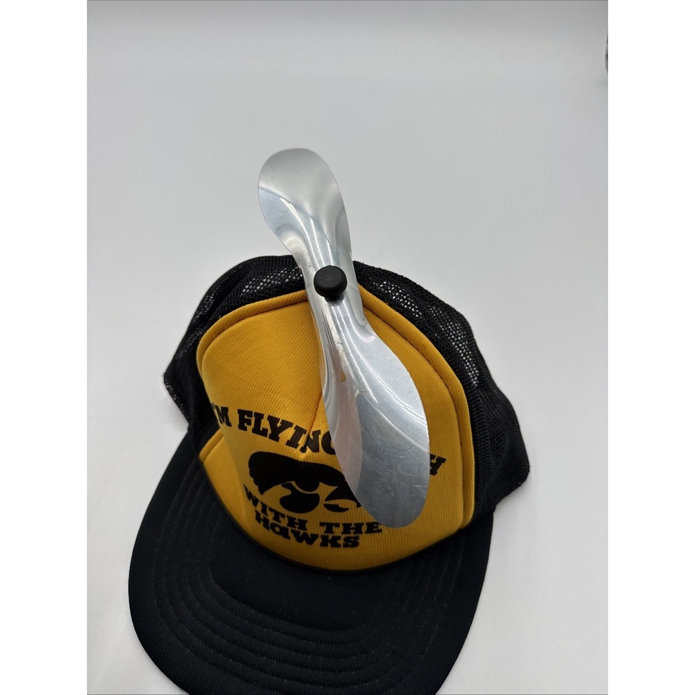 Vintage I'm Flying High With The Hawks Iowa Hawkeyes Trucker Snapback Hat Cap - Picture 10 of 10